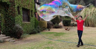Como hacer burbujas gigantes en casa